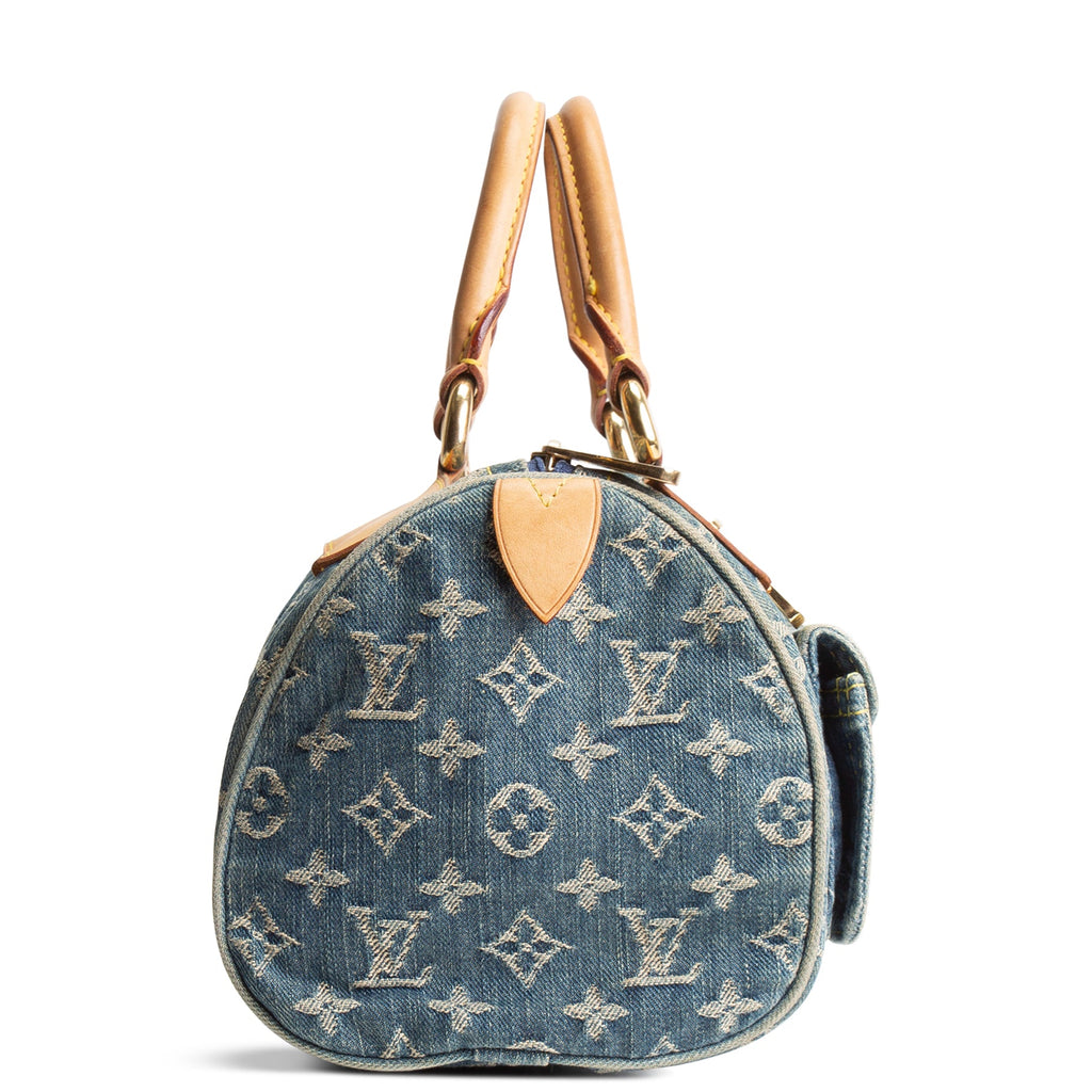 LOUIS VUITTON Vintage Monogram Denim Neo Speedy - Blue