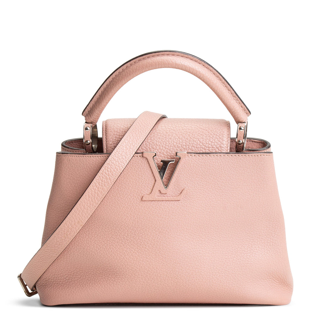 LOUIS VUITTON Taurillon Capucines BB - Blush/Mauve