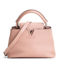 LOUIS VUITTON Taurillon Capucines BB - Blush/Mauve