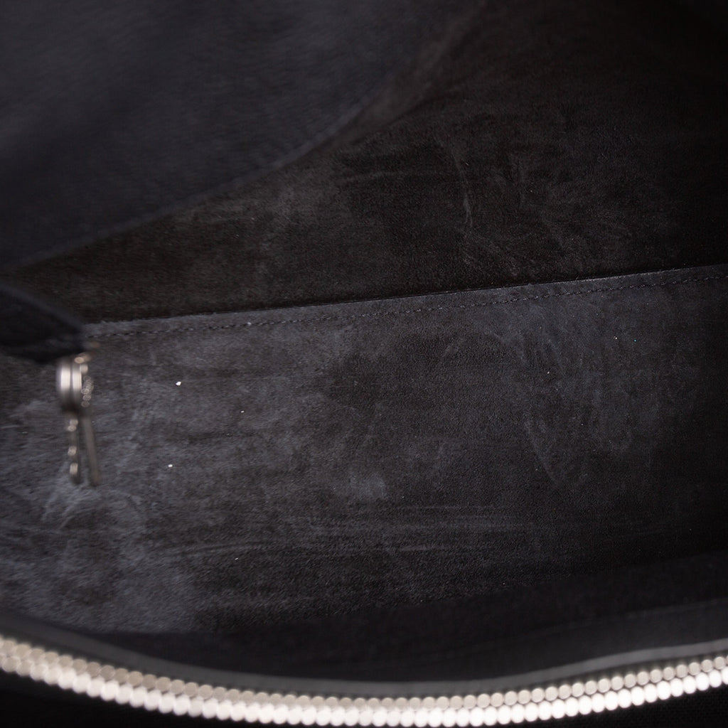 SAINT LAURENT Supple Grained Leather Sac De Jour - Small