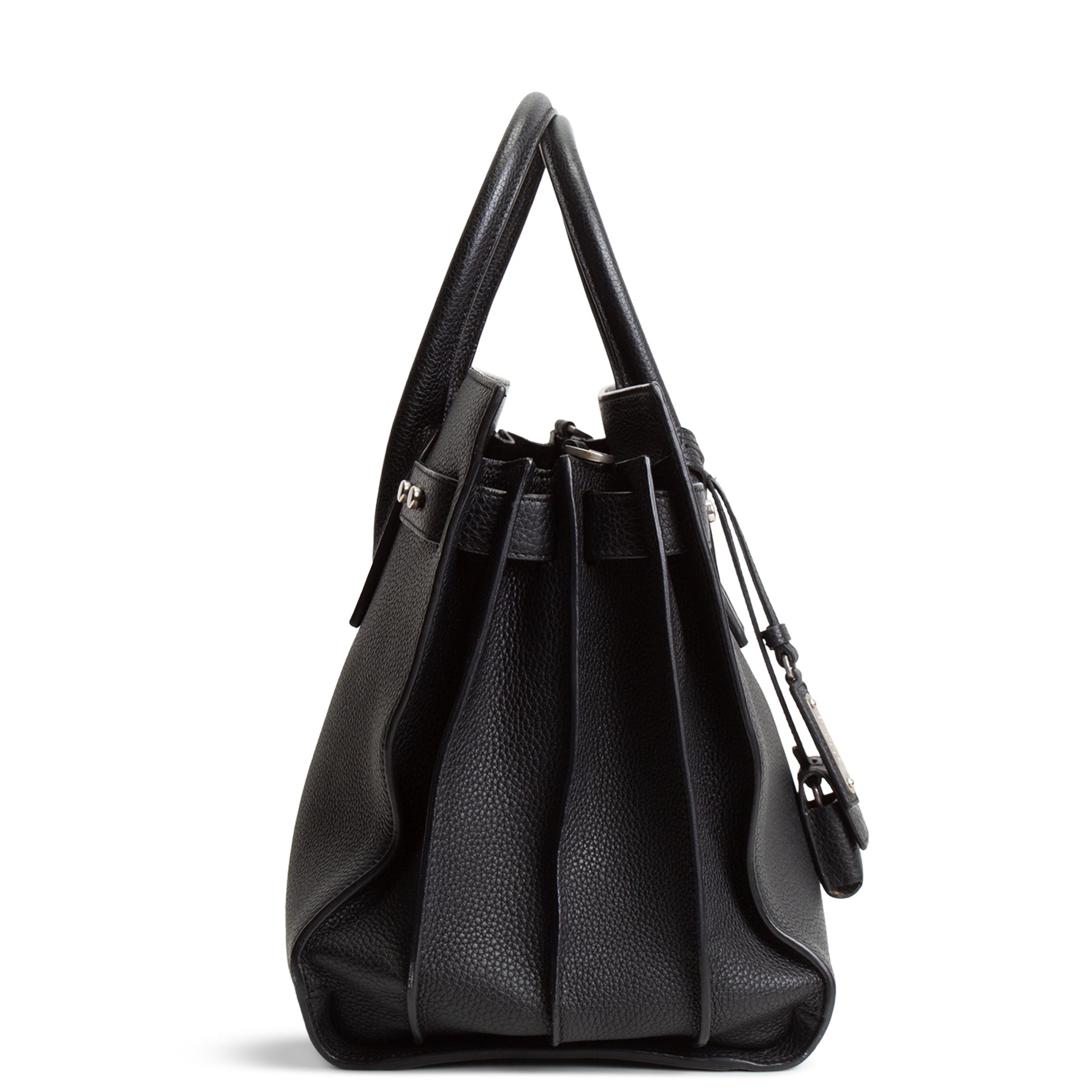 SAINT LAURENT Supple Grained Leather Sac De Jour - Small