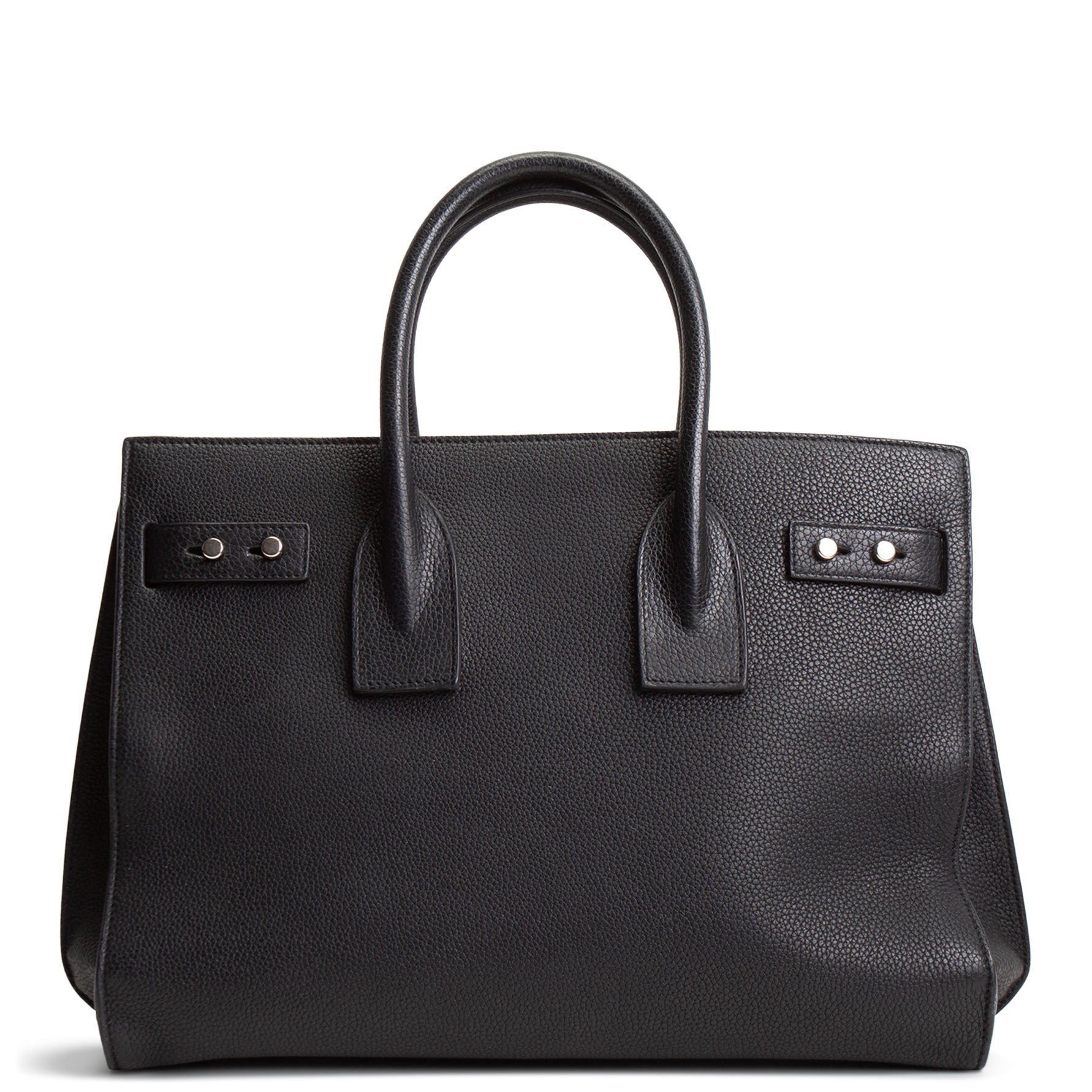 SAINT LAURENT Supple Grained Leather Sac De Jour - Small