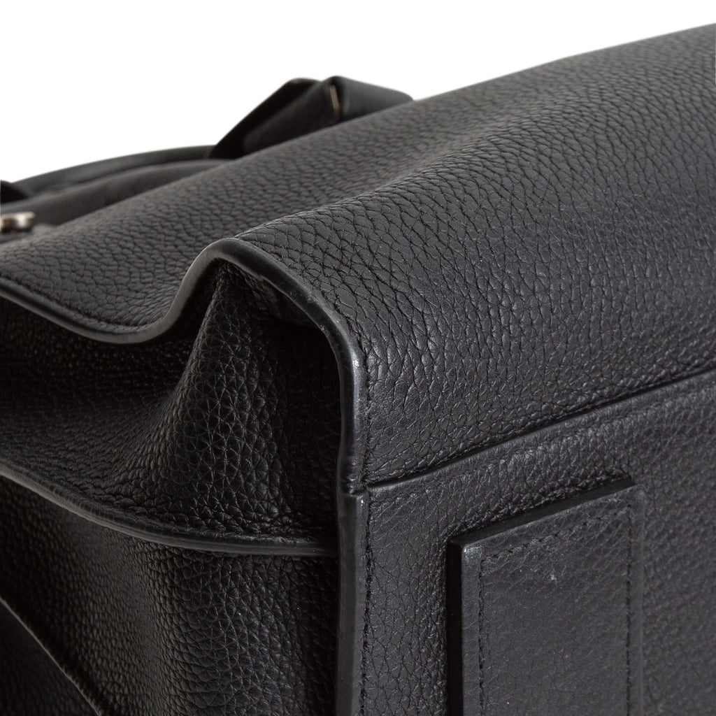 SAINT LAURENT Supple Grained Leather Sac De Jour - Small