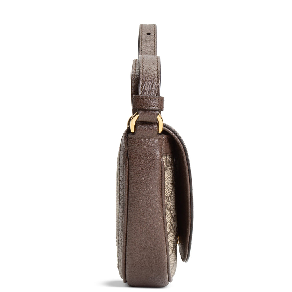 GUCCI GG Supreme Ophidia Mini Flap Crossbody