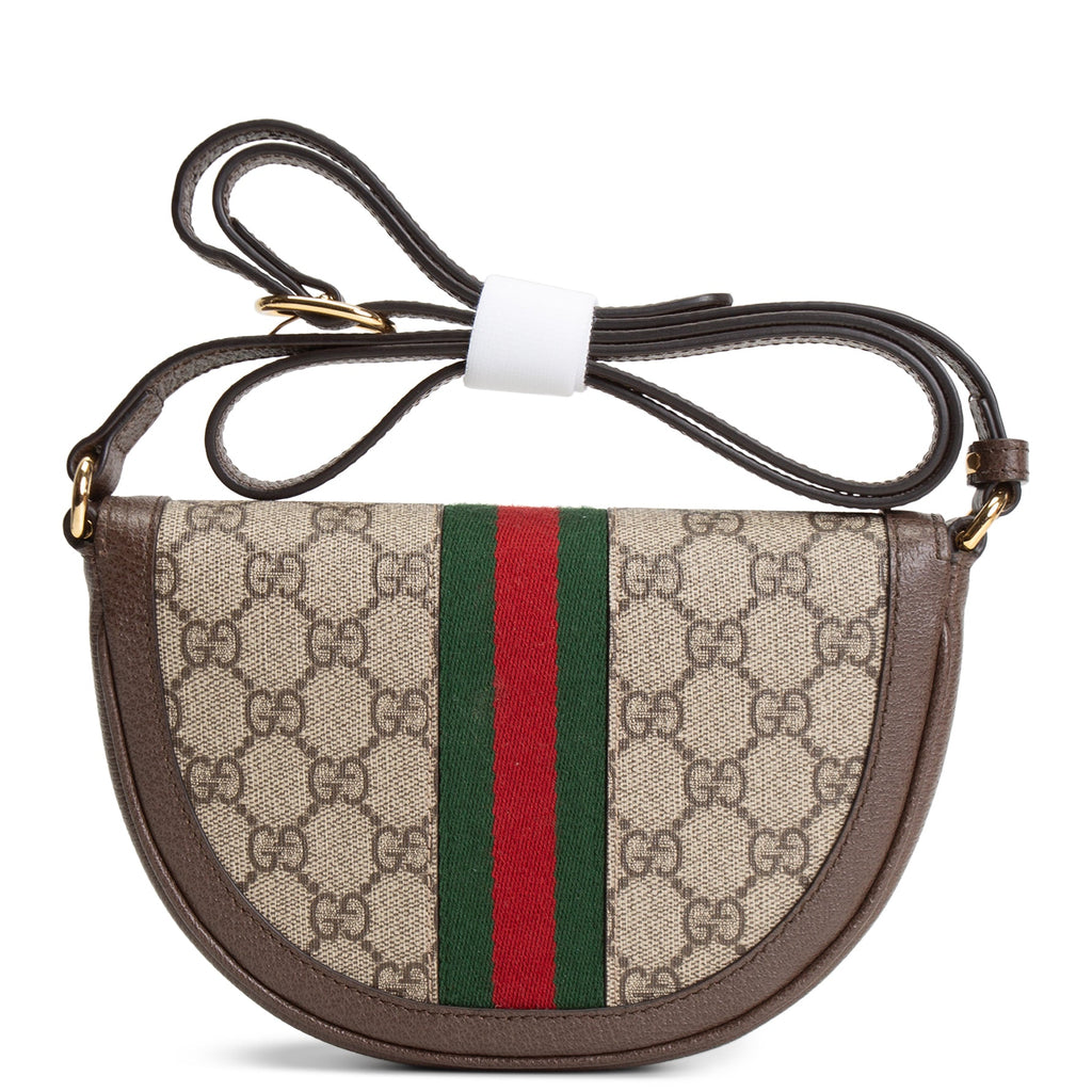 GUCCI GG Supreme Ophidia Mini Flap Crossbody