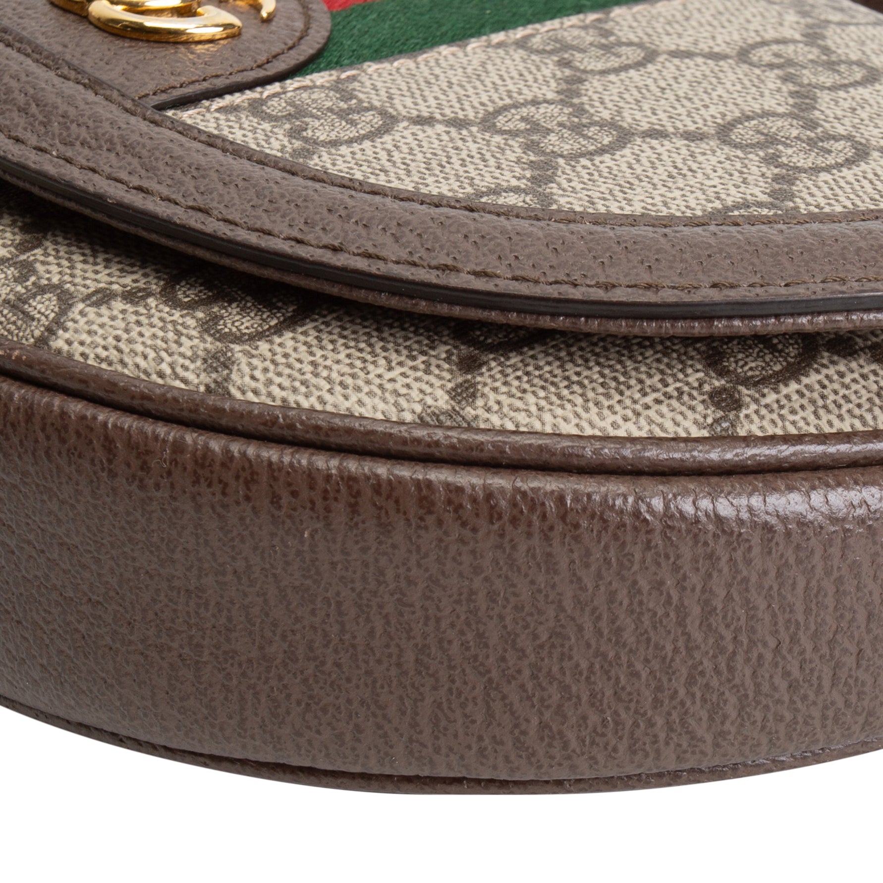 GUCCI GG Supreme Ophidia Mini Flap Crossbody