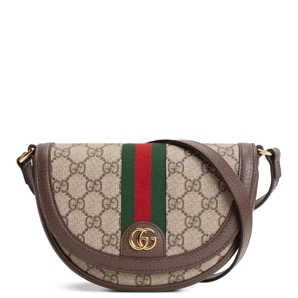 GUCCI GG Supreme Ophidia Mini Flap Crossbody