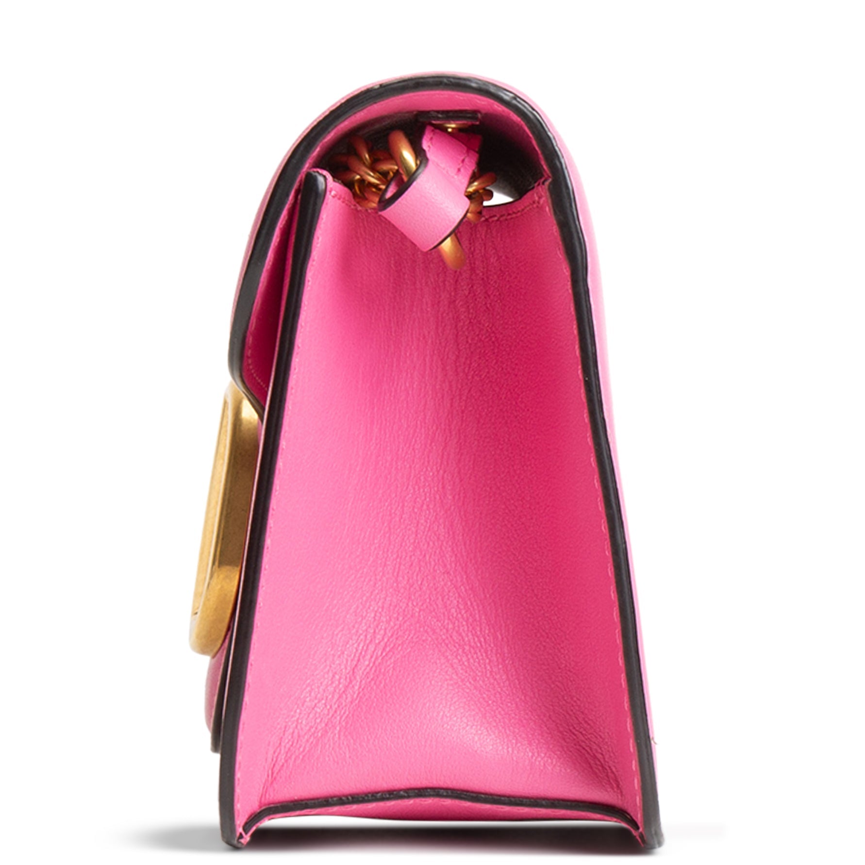 VALENTINO VLogo Loco Top Handle Chain Bag - Pink
