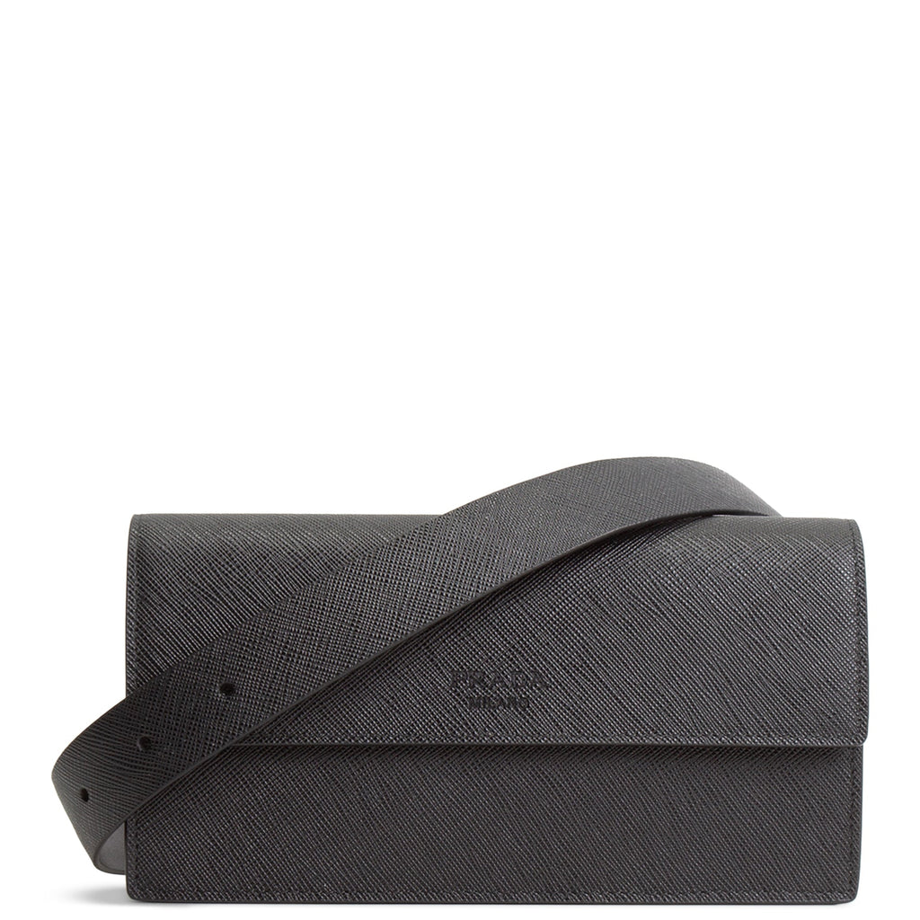 PRADA Saffiano Belt Bag - Black