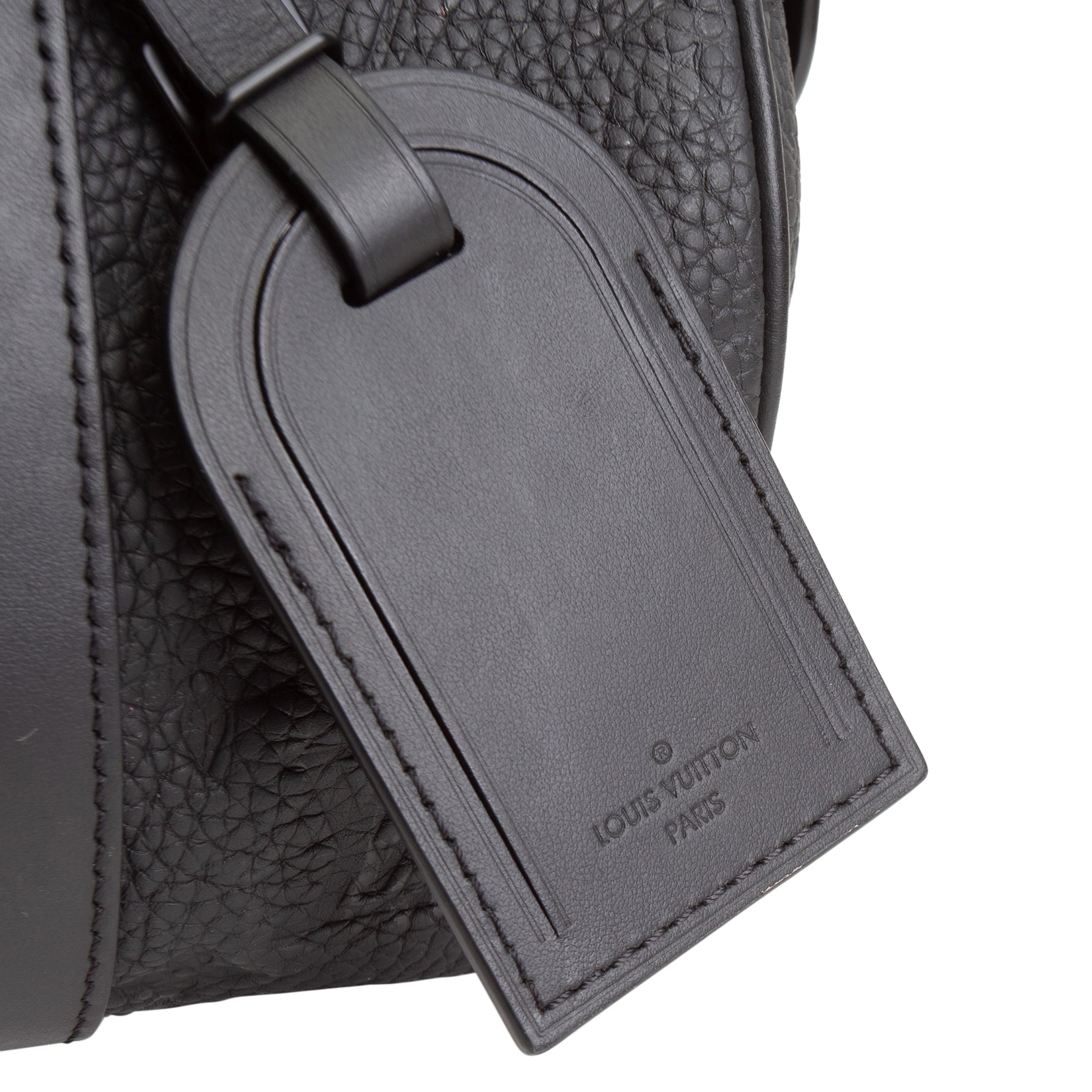 LOUIS VUITTON Taurillon Keepall Bandouliere 25 - Black