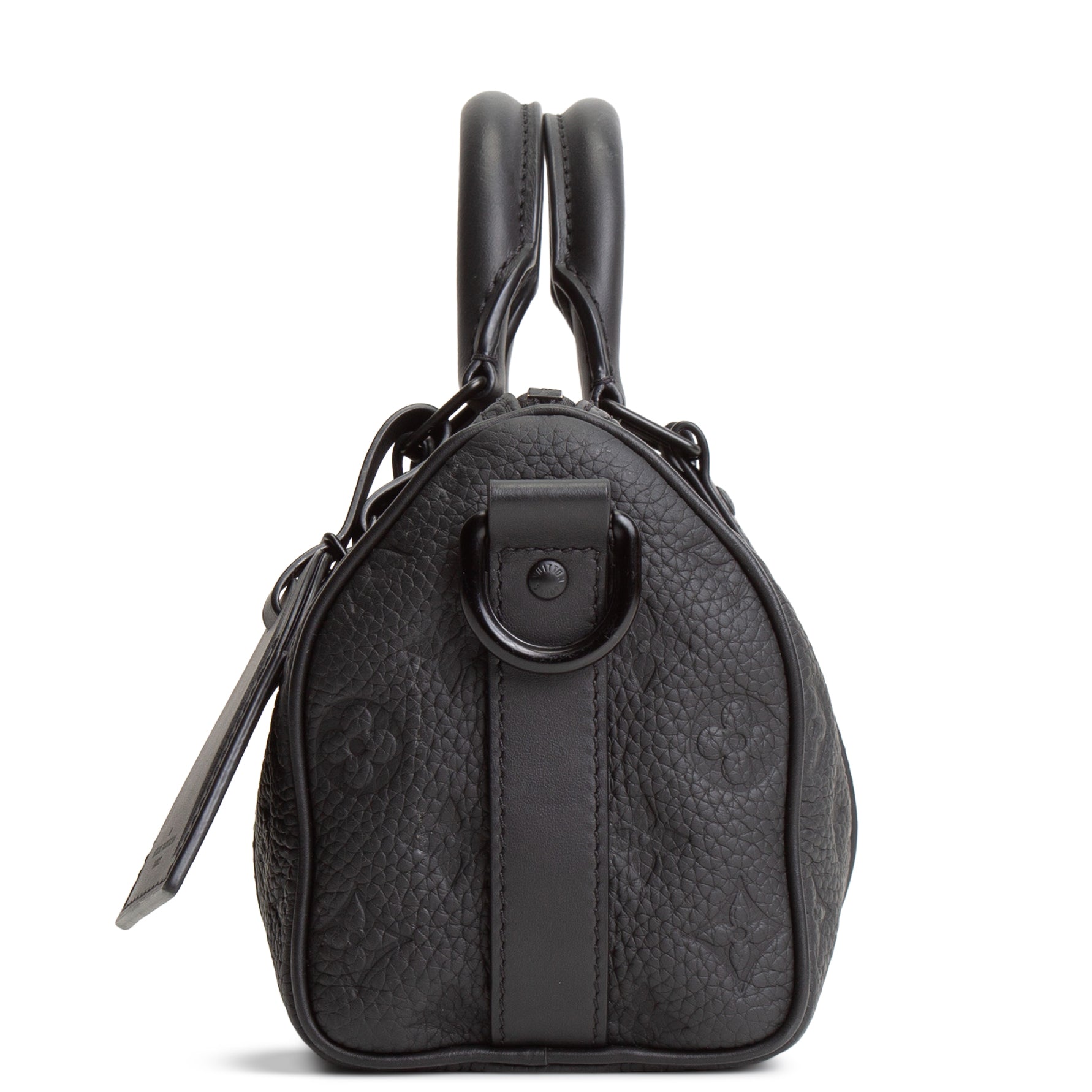 LOUIS VUITTON Taurillon Keepall Bandouliere 25 - Black