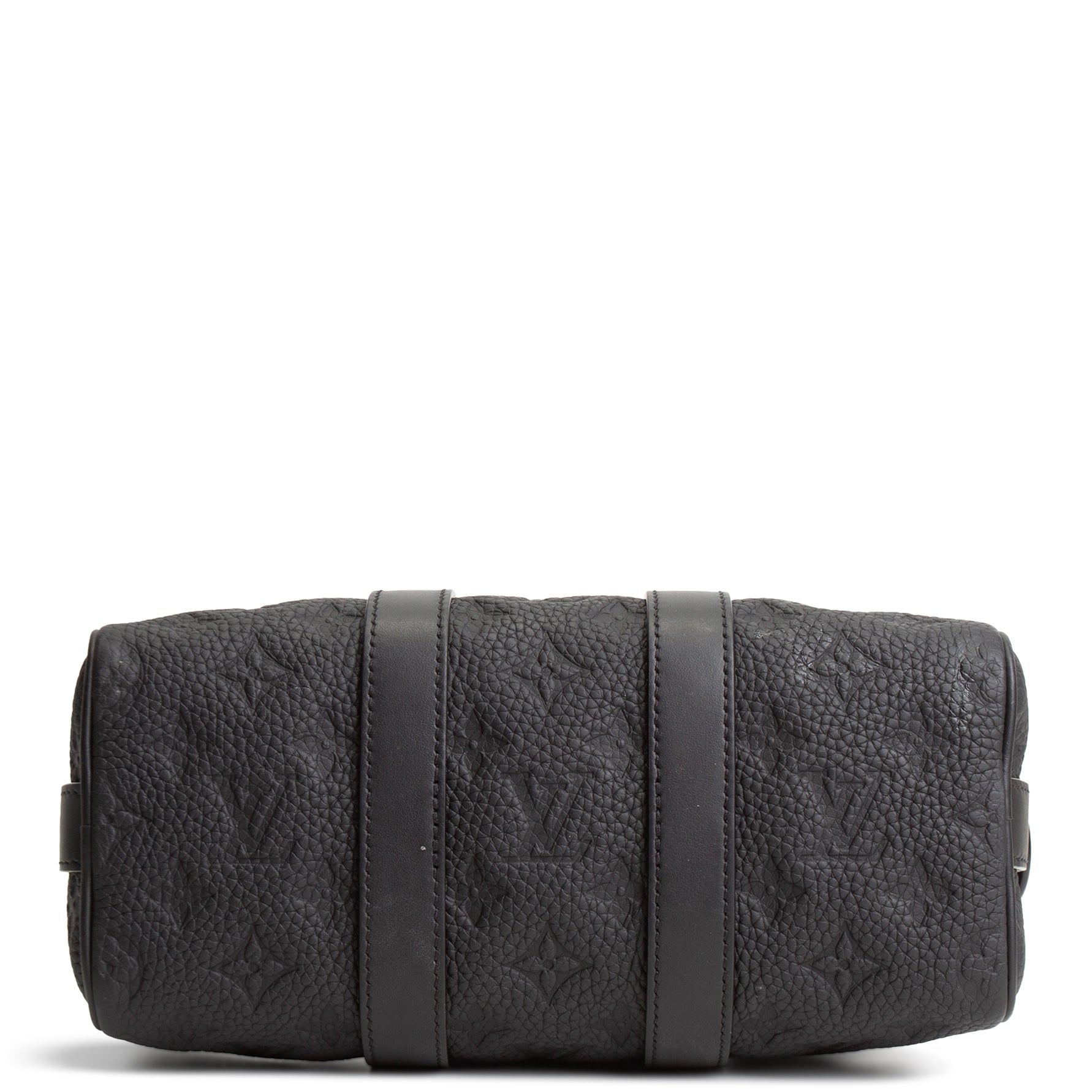 LOUIS VUITTON Taurillon Keepall Bandouliere 25 - Black