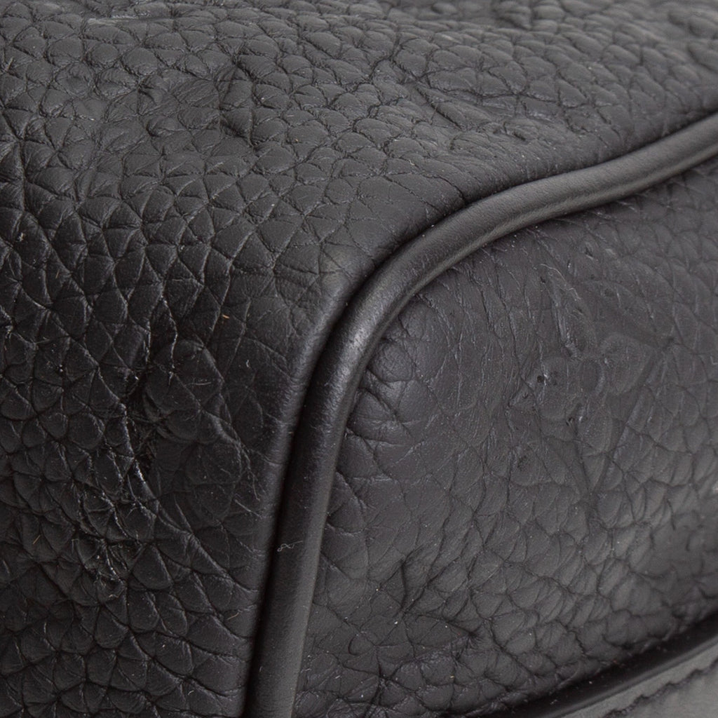 LOUIS VUITTON Taurillon Keepall Bandouliere 25 - Black