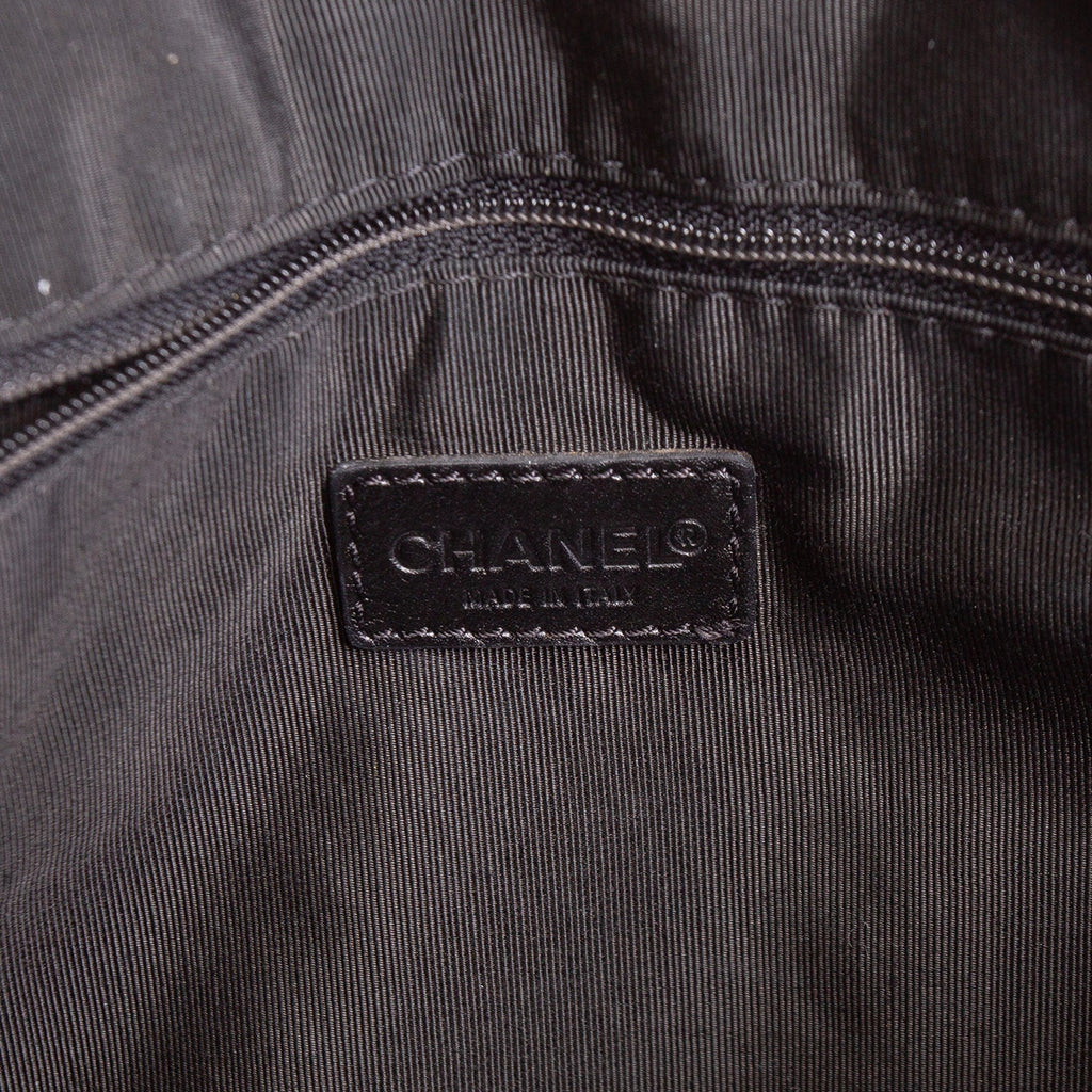 CHANEL Vintage Wild Stitch Handle Bag - Black