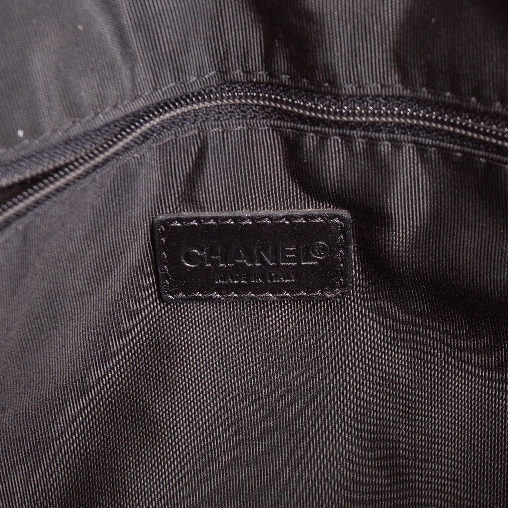 CHANEL Vintage Wild Stitch Handle Bag - Black