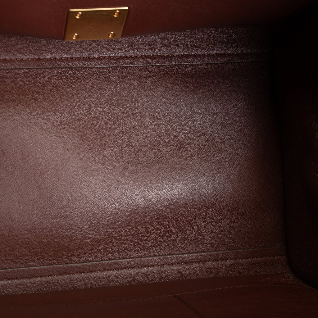CELINE Trapeze Medium Top Handle - Brown & Black