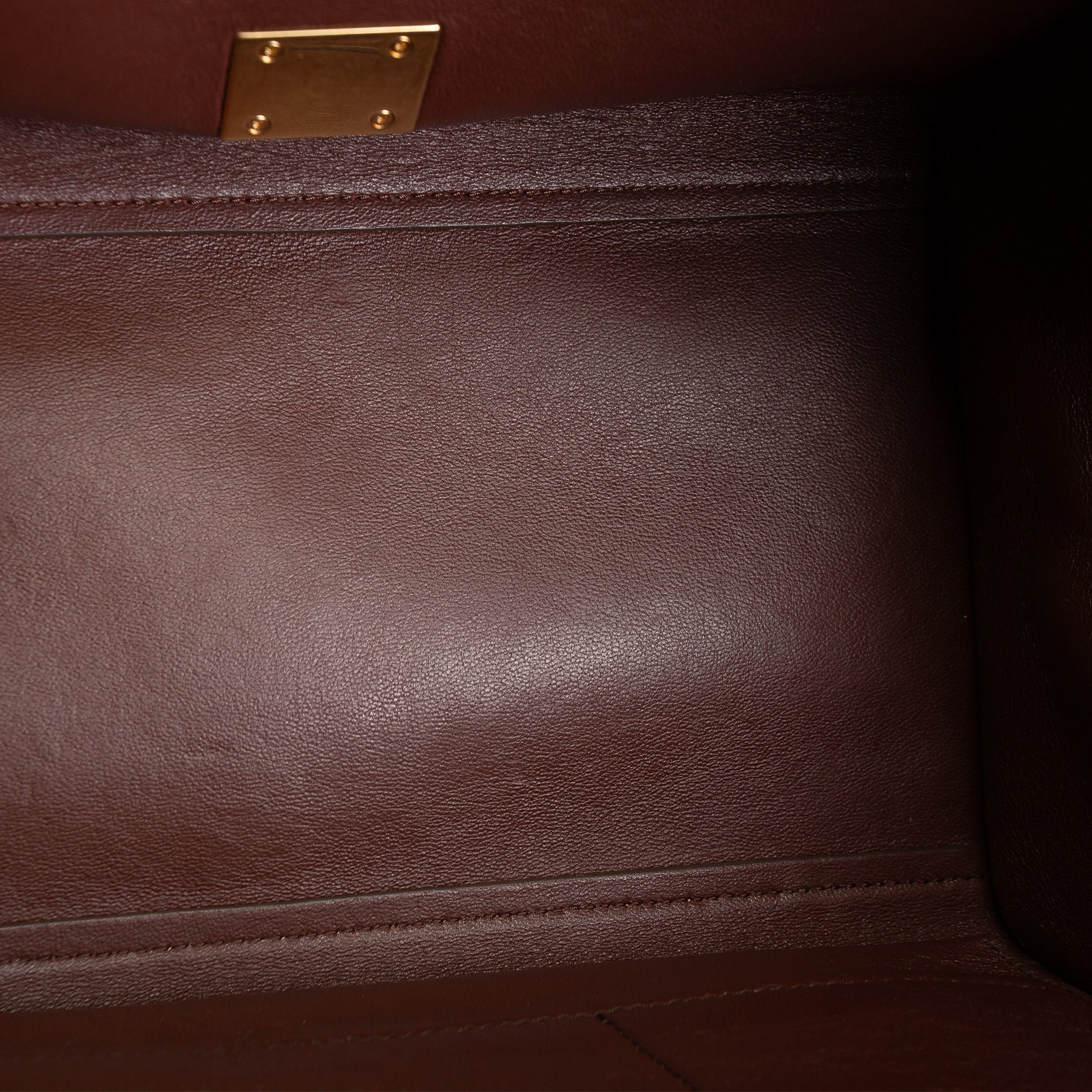 CELINE Trapeze Medium Top Handle - Brown & Black