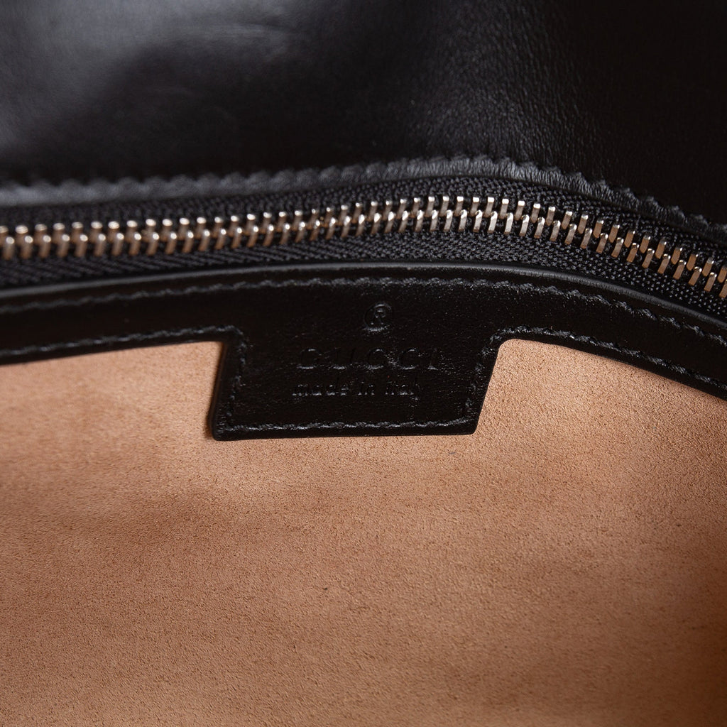 GUCCI Optical Quilted Marmont Shoulder Bag