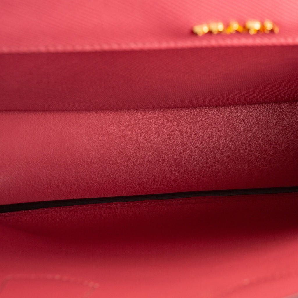 PRADA Saffiano Cuir Tote - Pink