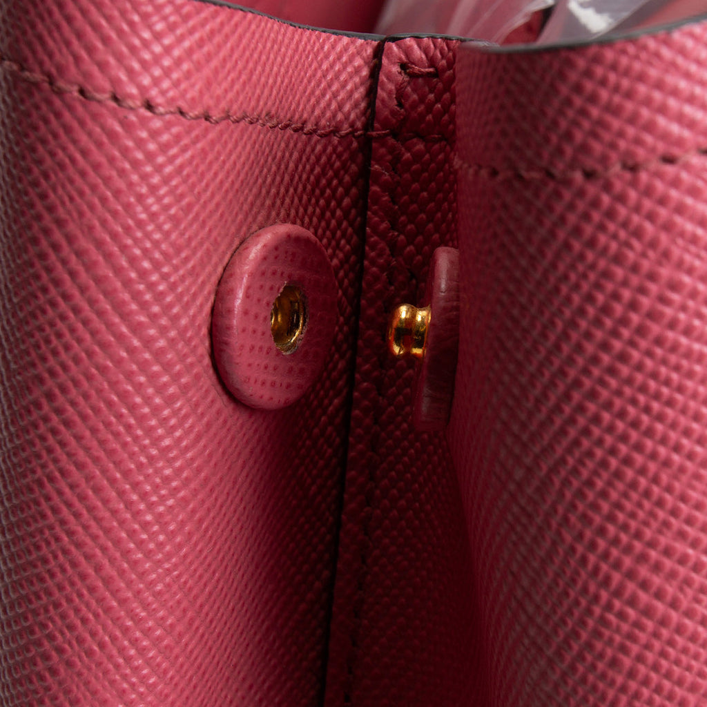 PRADA Saffiano Cuir Tote - Pink