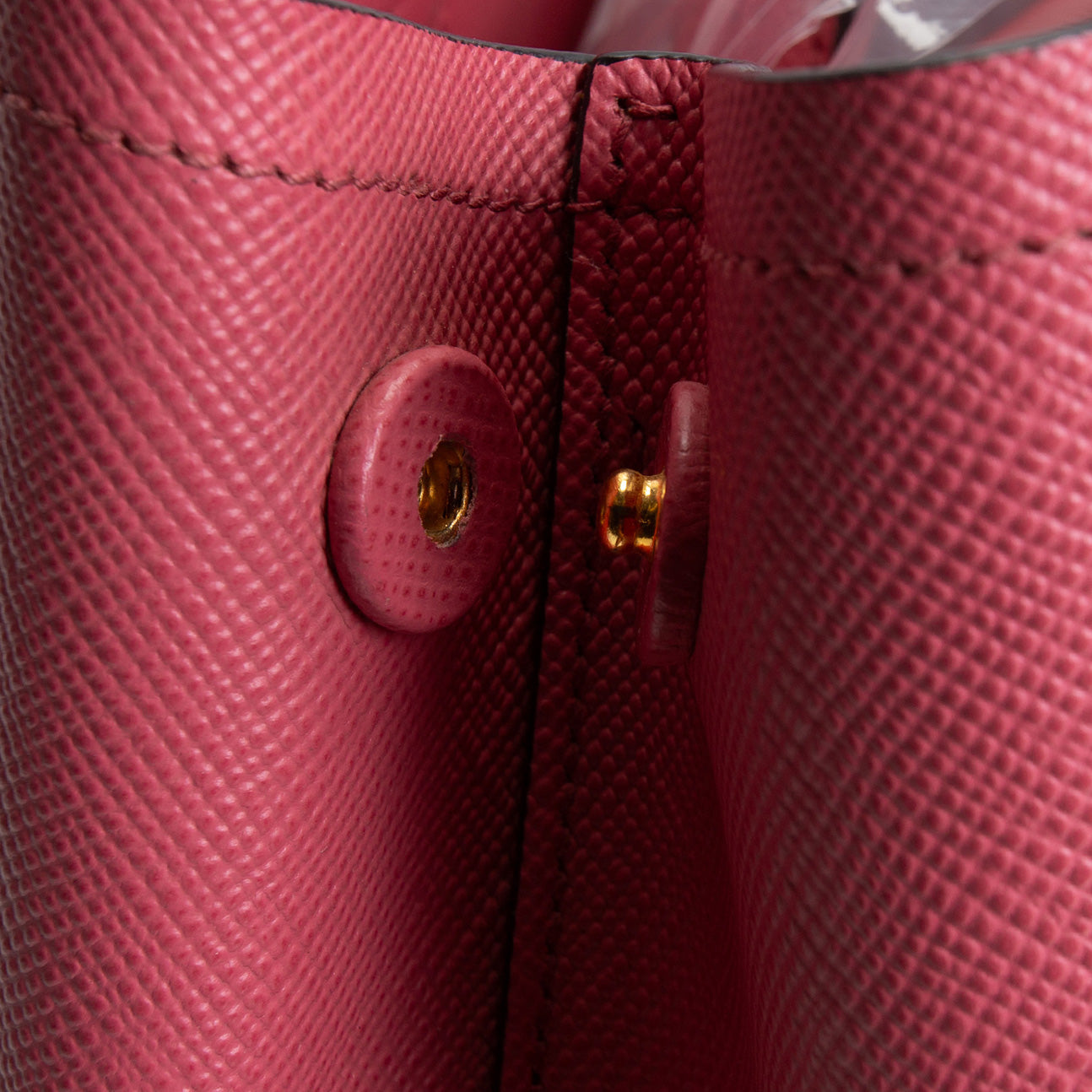PRADA Saffiano Cuir Tote - Pink