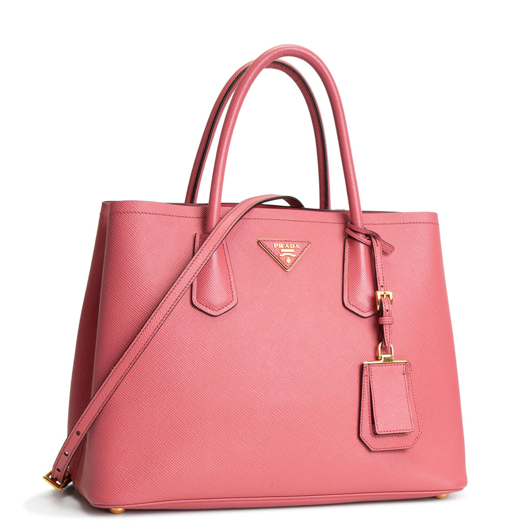 PRADA Saffiano Cuir Tote - Pink