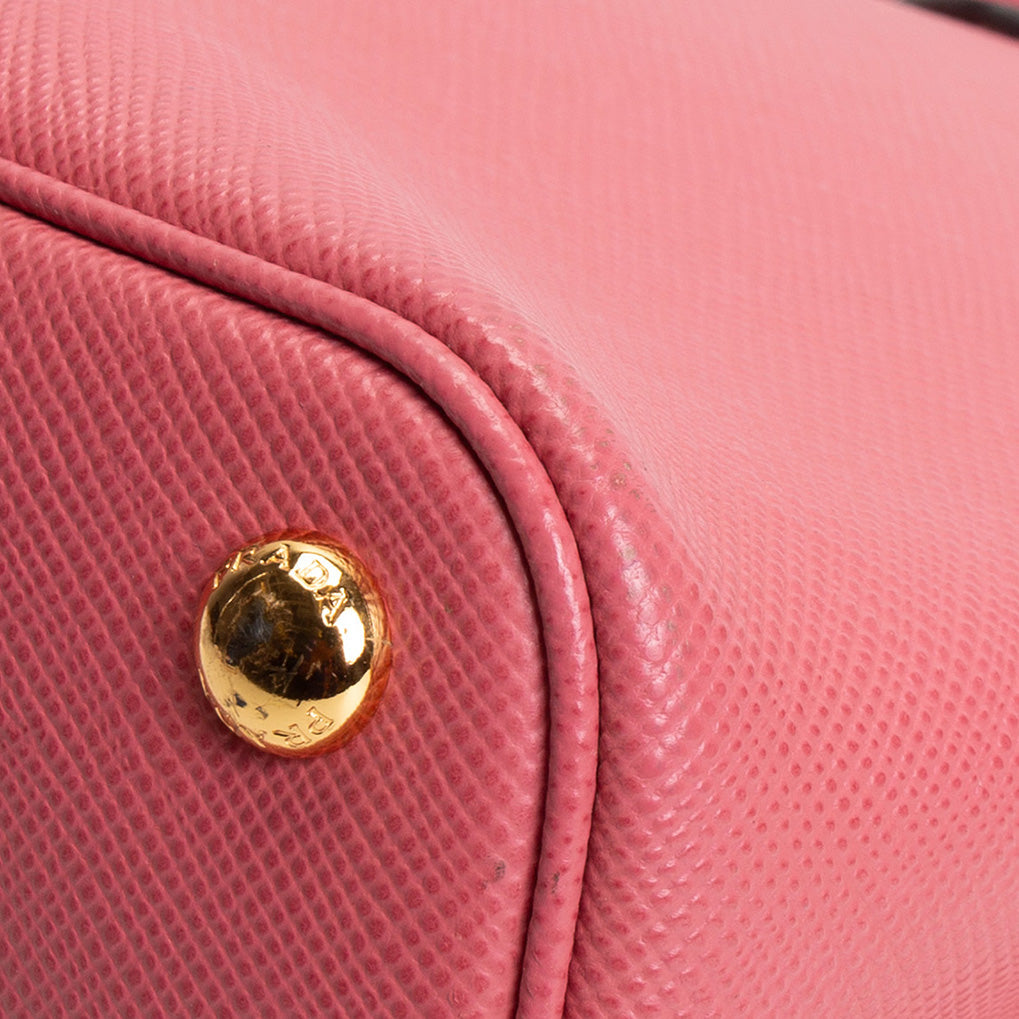 PRADA Saffiano Cuir Tote - Pink