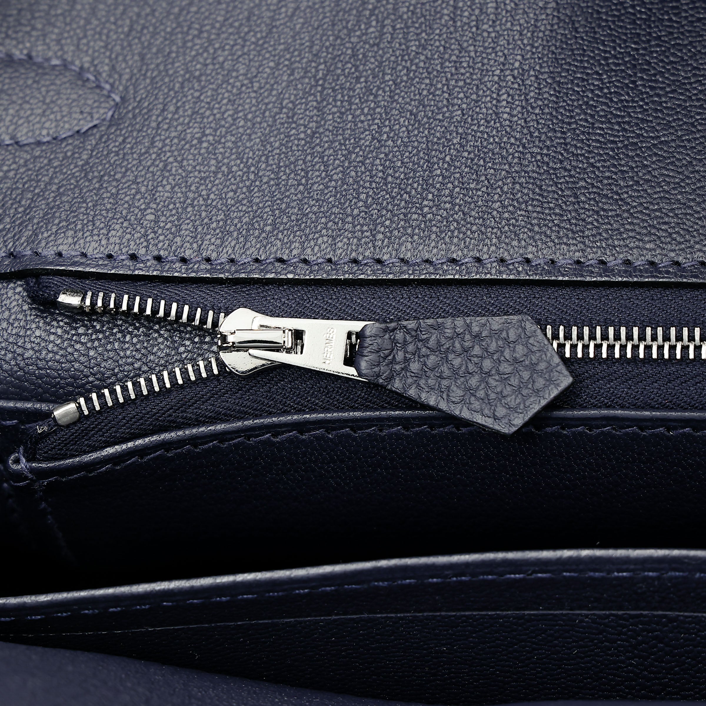 HERMÈS Birkin 35 Bleu Nuit (2Z) Togo Palladium hardware K (2025)