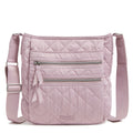 Triple Zip Hipster Crossbody Bag