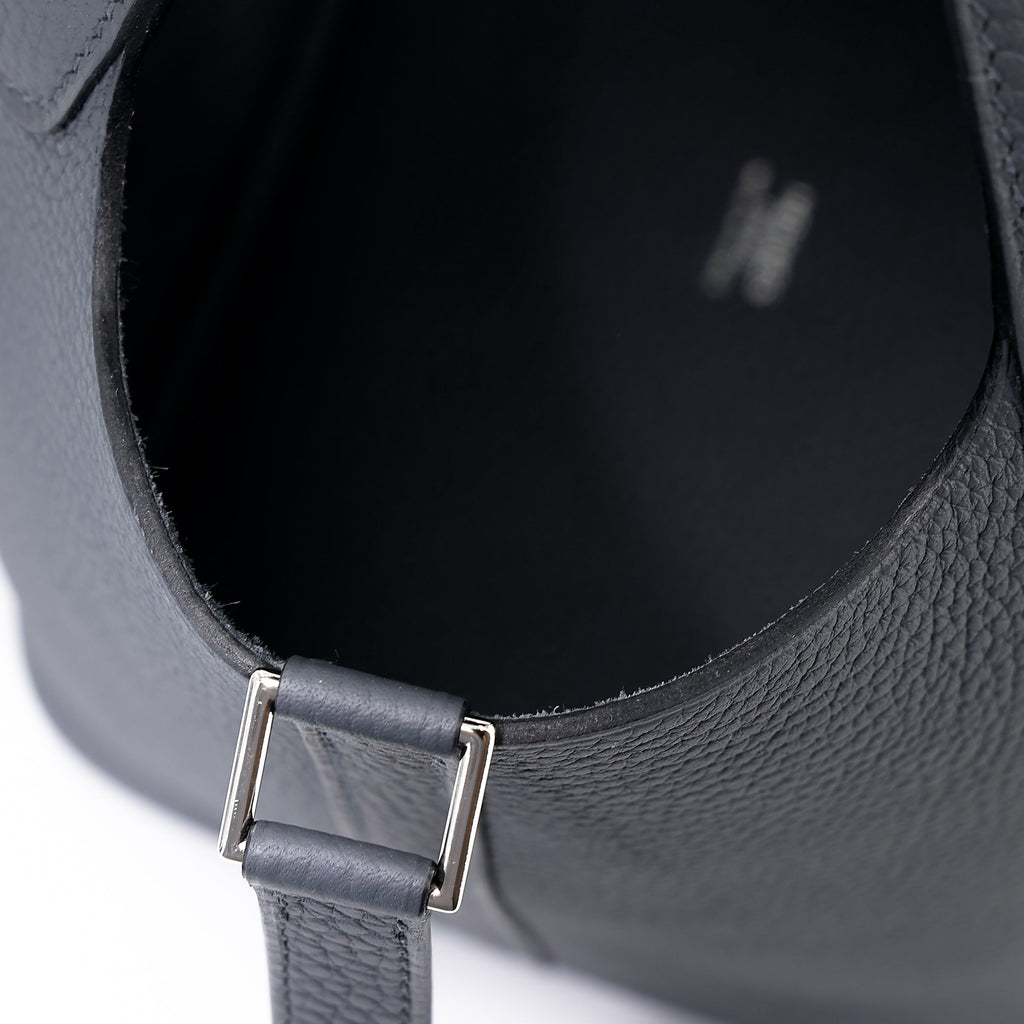 HERMÈS Picotin Lock PM Gris misty (H0) Clemence Palladium hardware W (2024)