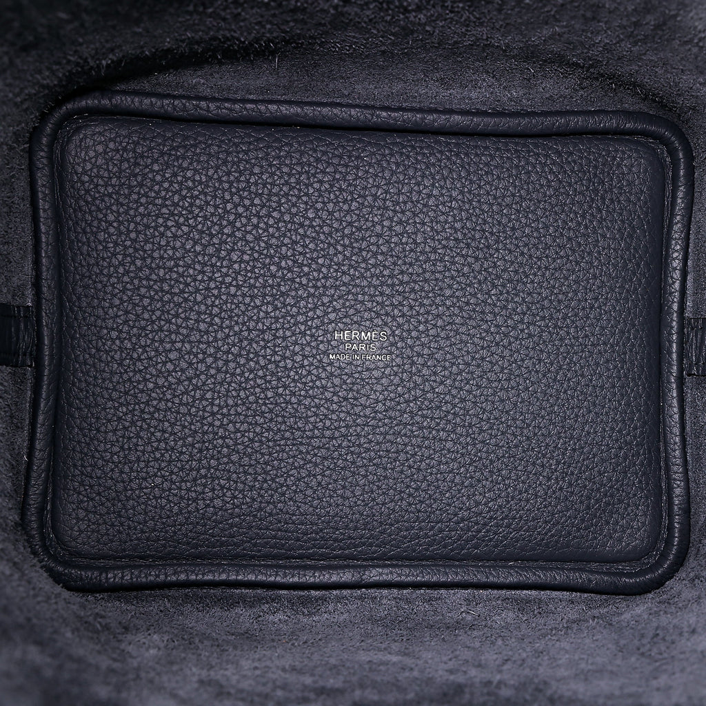 HERMÈS Picotin Lock PM Gris misty (H0) Clemence Palladium hardware W (2024)