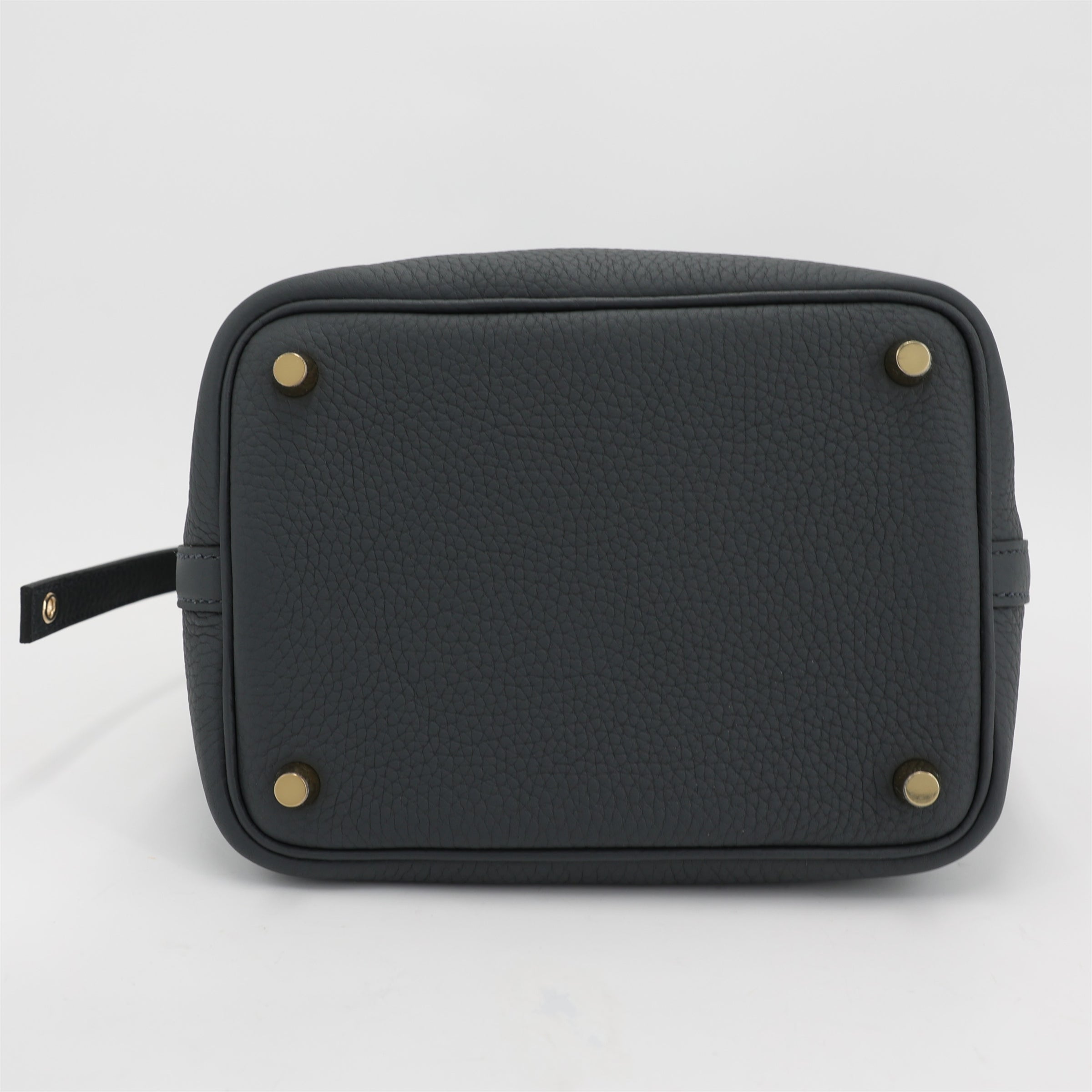 HERMÈS Picotin Lock PM Gris misty (H0) Clemence Permabrass hardware W (2024)