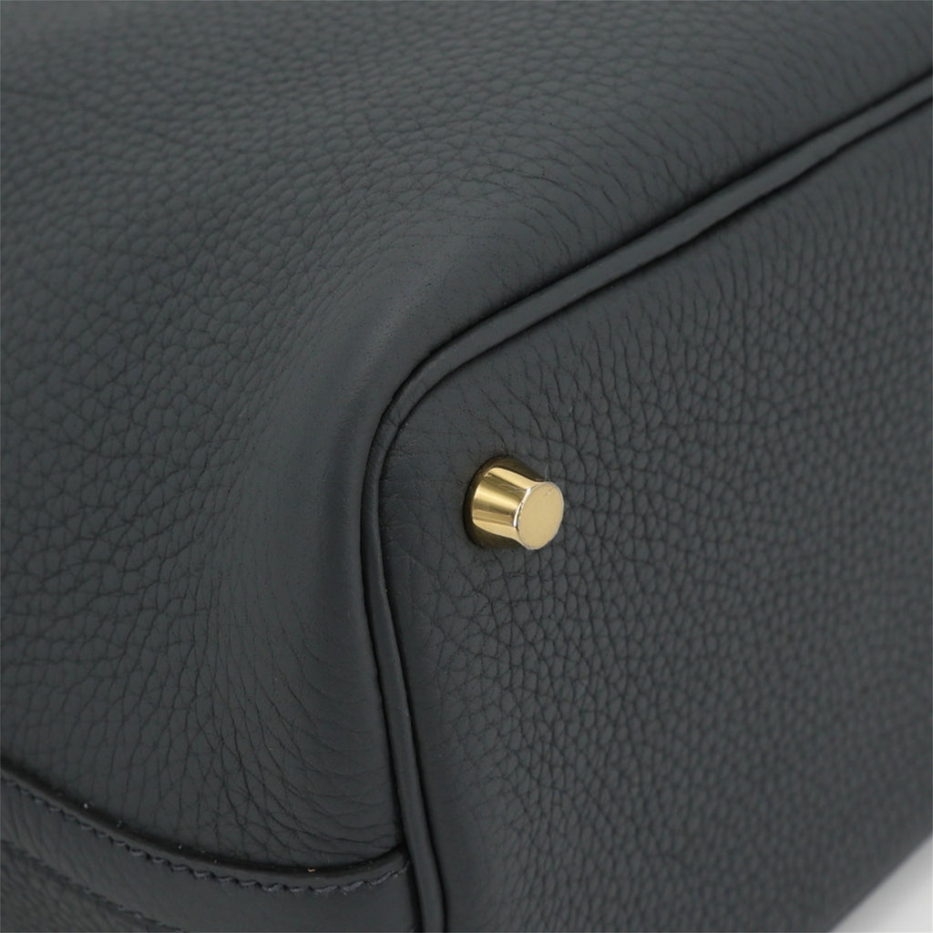 HERMÈS Picotin Lock PM Gris misty (H0) Clemence Permabrass hardware W (2024)