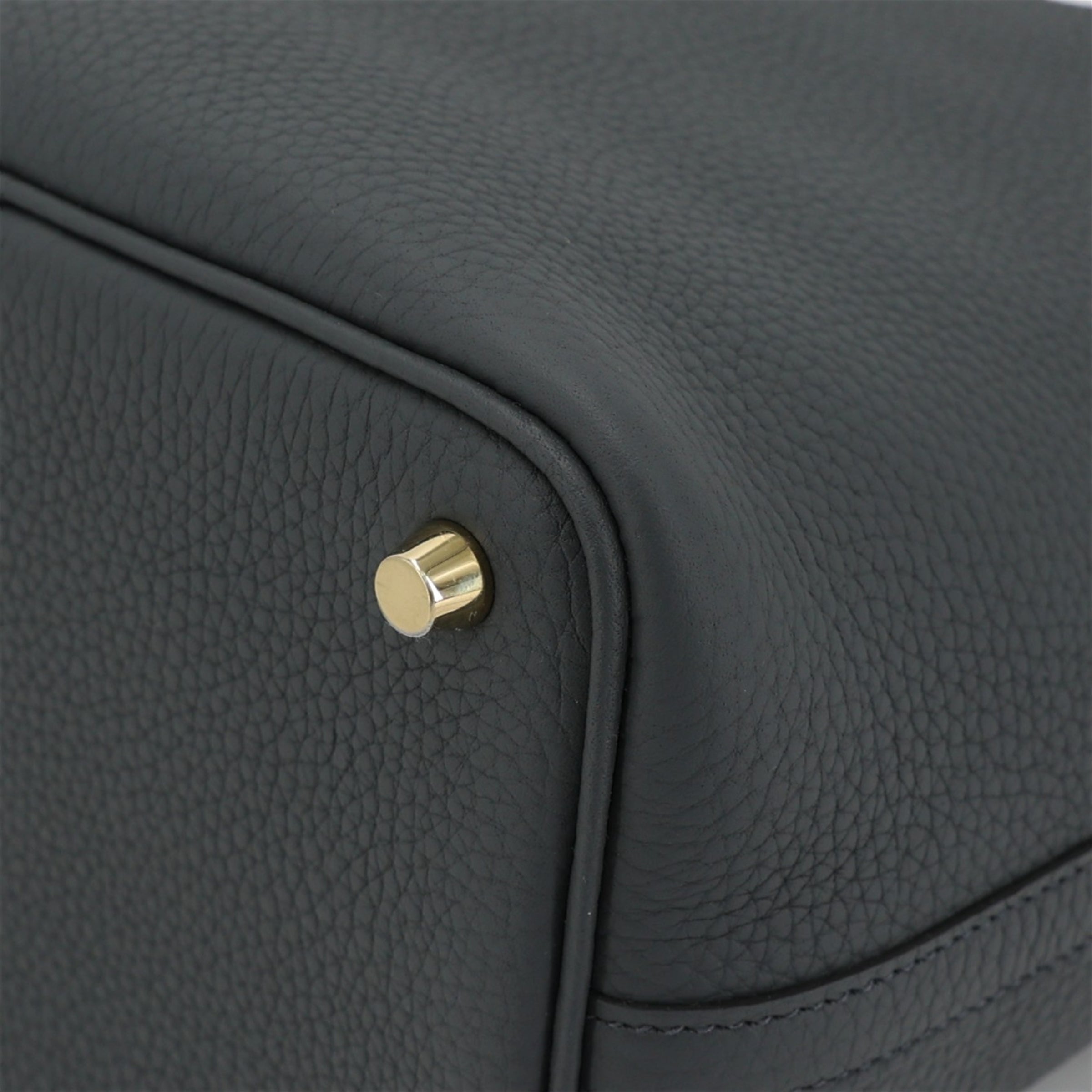 HERMÈS Picotin Lock PM Gris misty (H0) Clemence Permabrass hardware W (2024)
