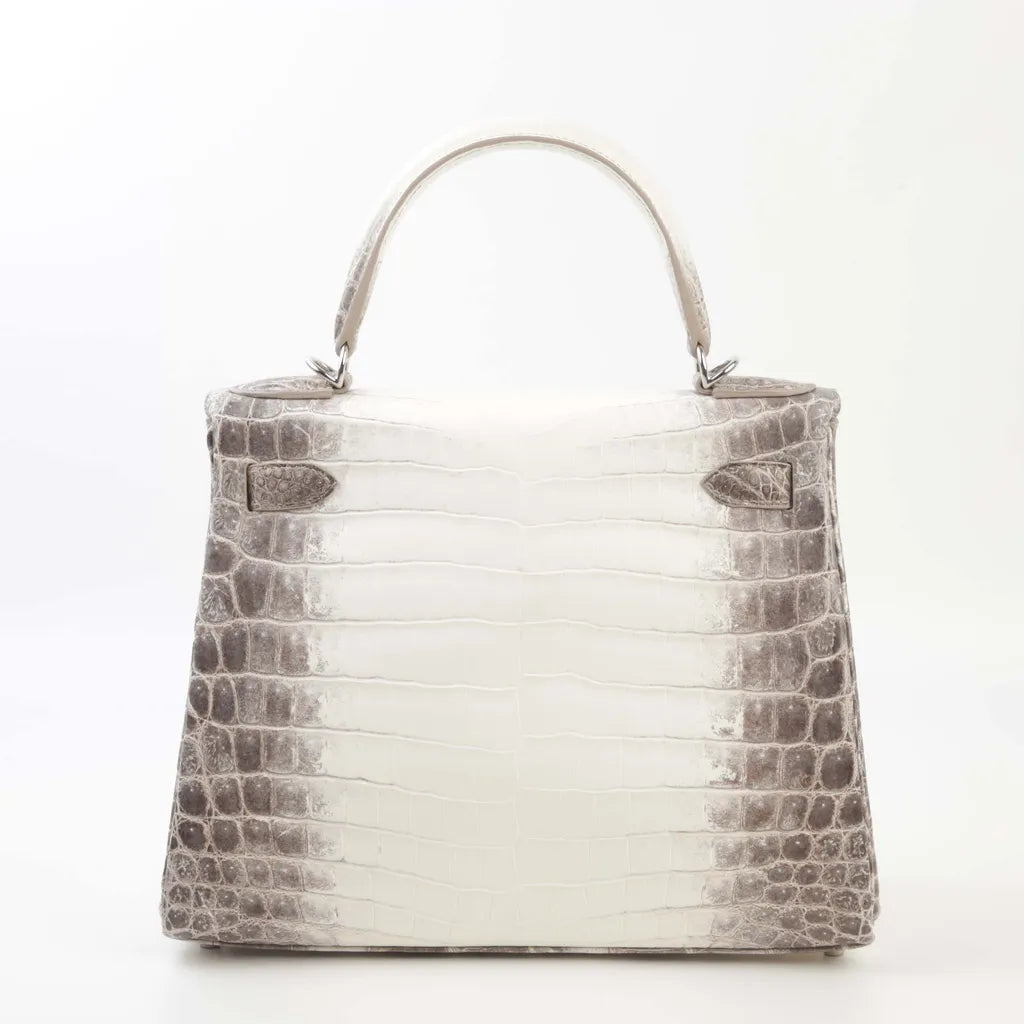 HERMÈS Kelly 32 Himalaya Matte Niloticus Crocodile Palladium (2022)
