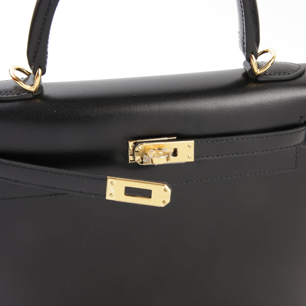 HERMÈS Kelly 25 Sellier Black (89) (2023)