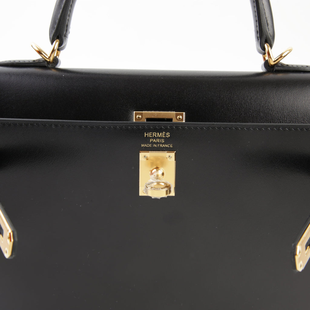 HERMÈS Kelly 25 Sellier Black (89) (2023)