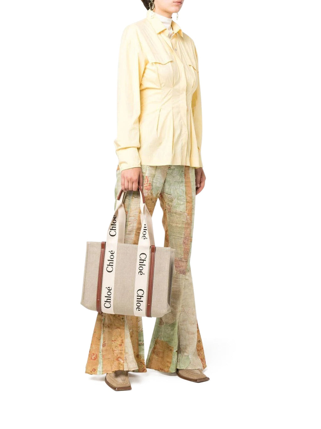 WOODY LINEN TOTE BAG