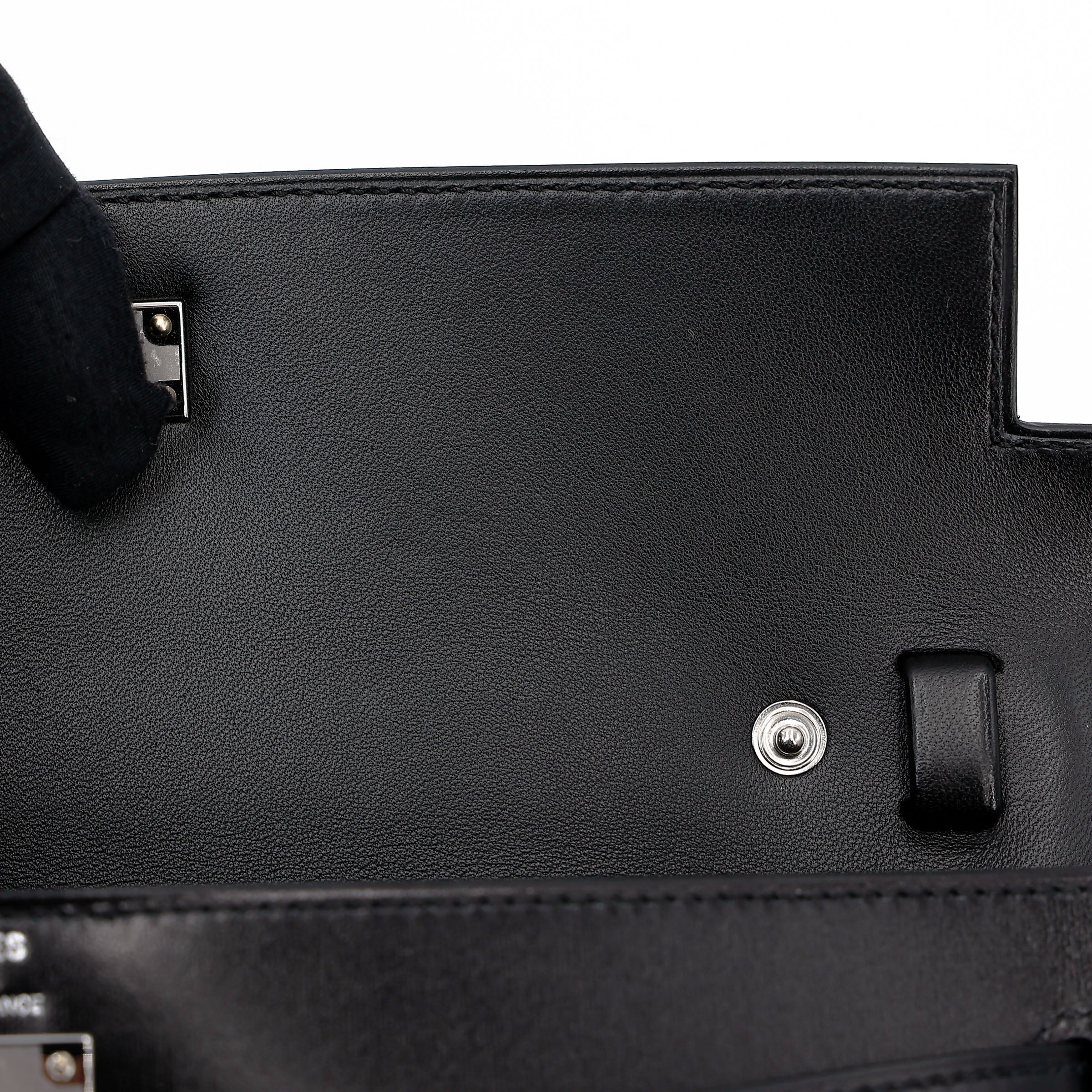 HERMÈS Kelly Elan Noir (89) Box-calf Palladium hardware K (2025)