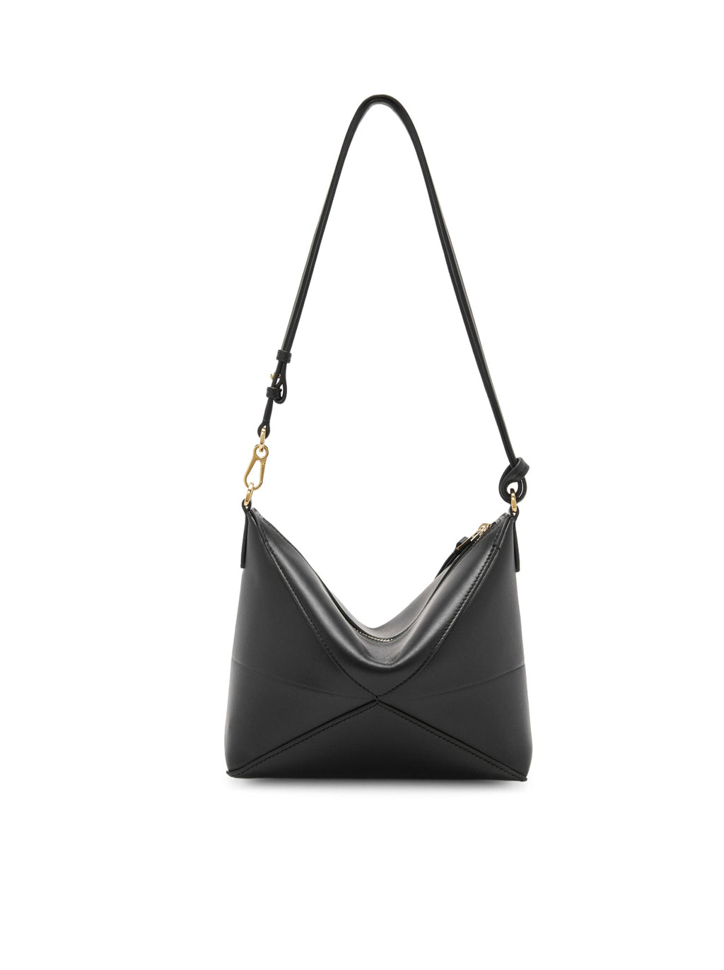 PUZZLE FOLD POUCH IN POLISHED CALFSKIN