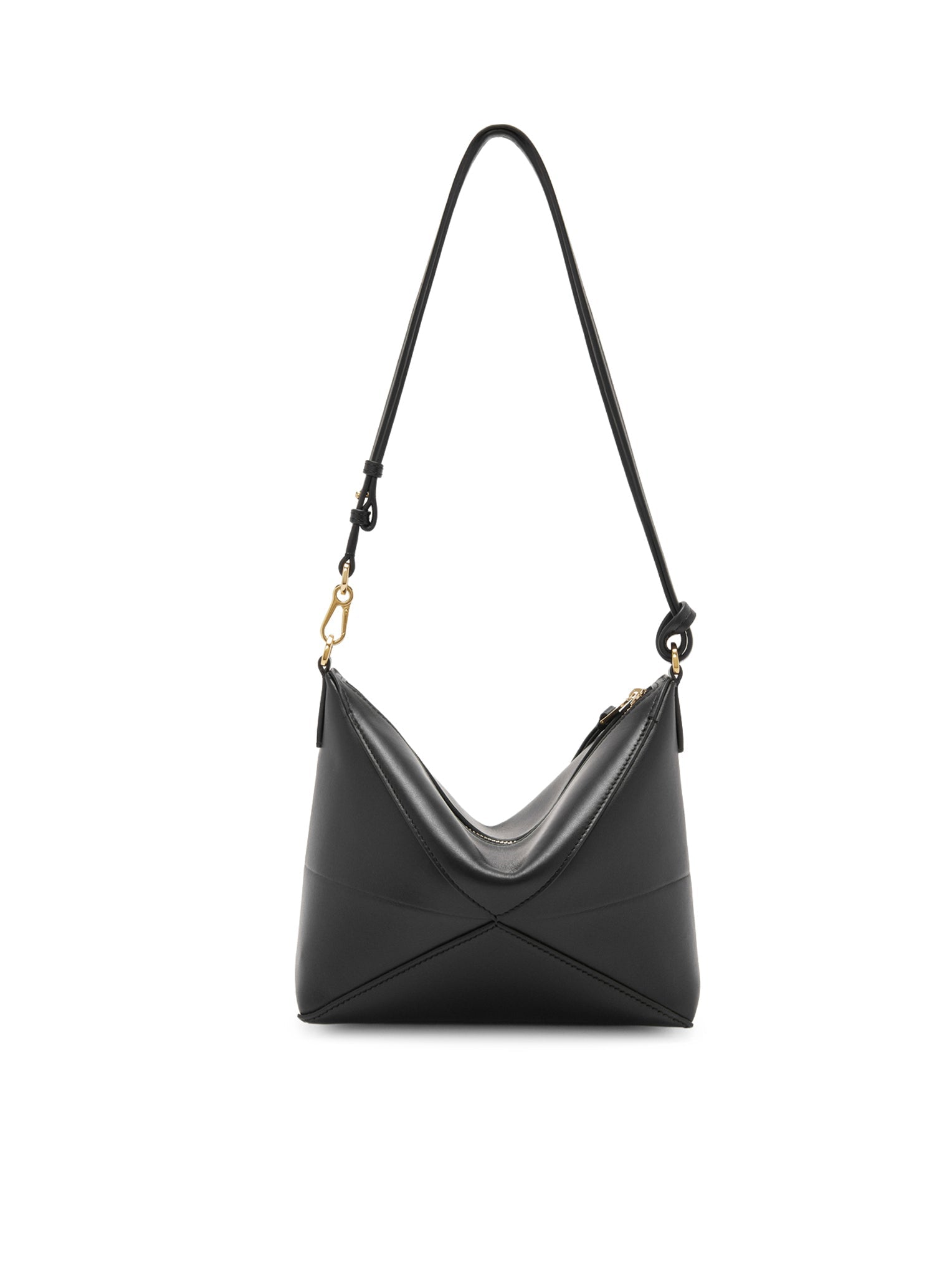 PUZZLE FOLD POUCH IN POLISHED CALFSKIN