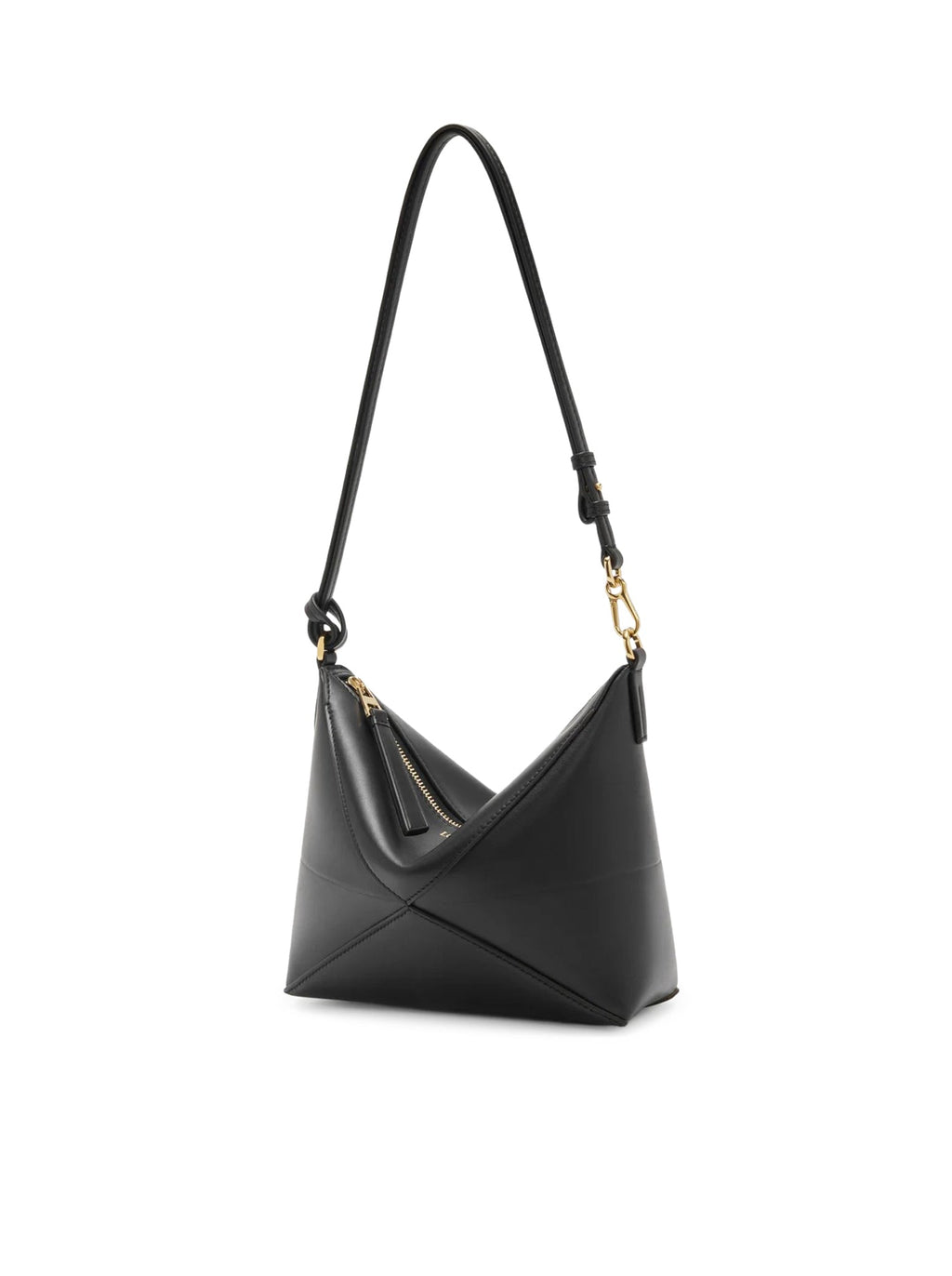 PUZZLE FOLD POUCH IN POLISHED CALFSKIN