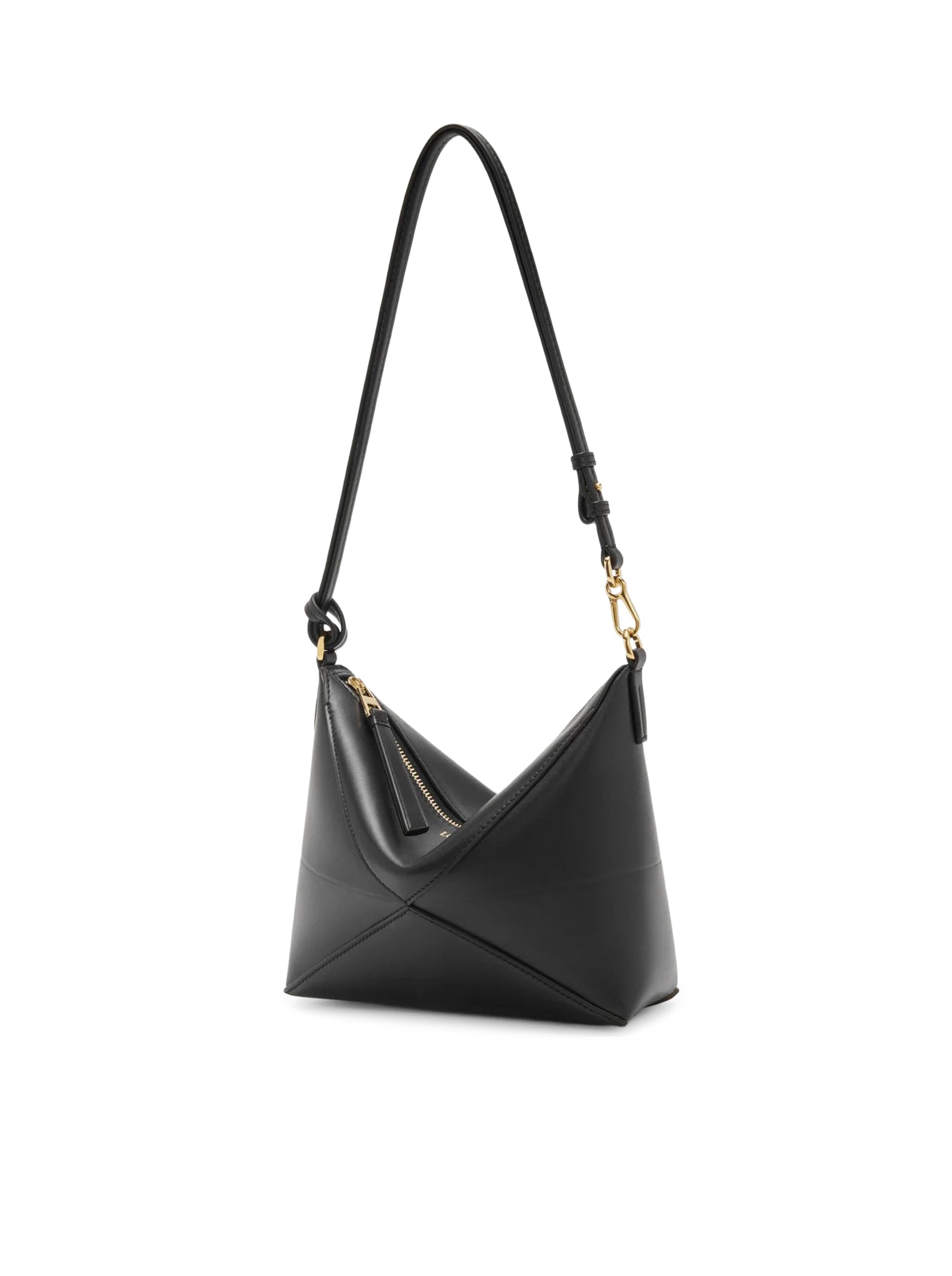 PUZZLE FOLD POUCH IN POLISHED CALFSKIN