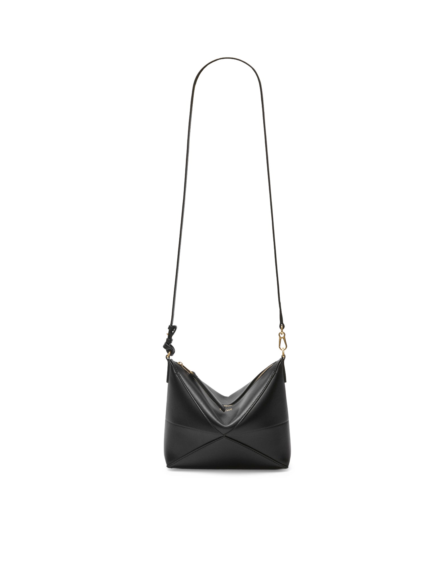 PUZZLE FOLD POUCH IN POLISHED CALFSKIN