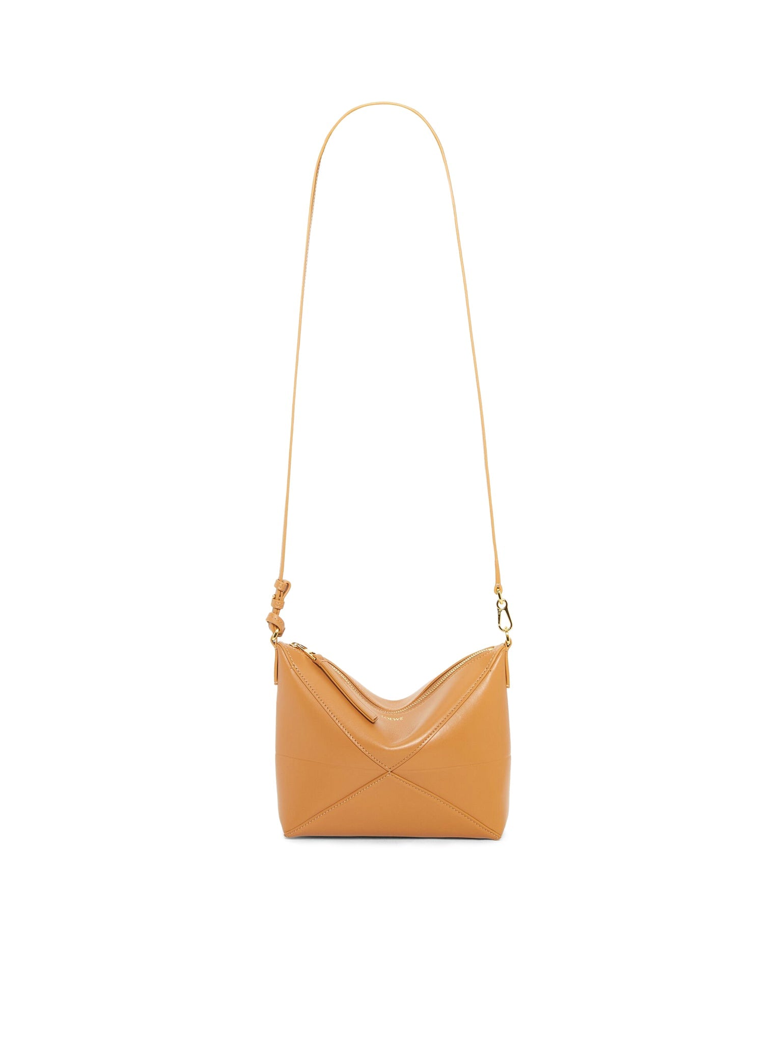 PUZZLE FOLD POUCH IN POLISHED CALFSKIN