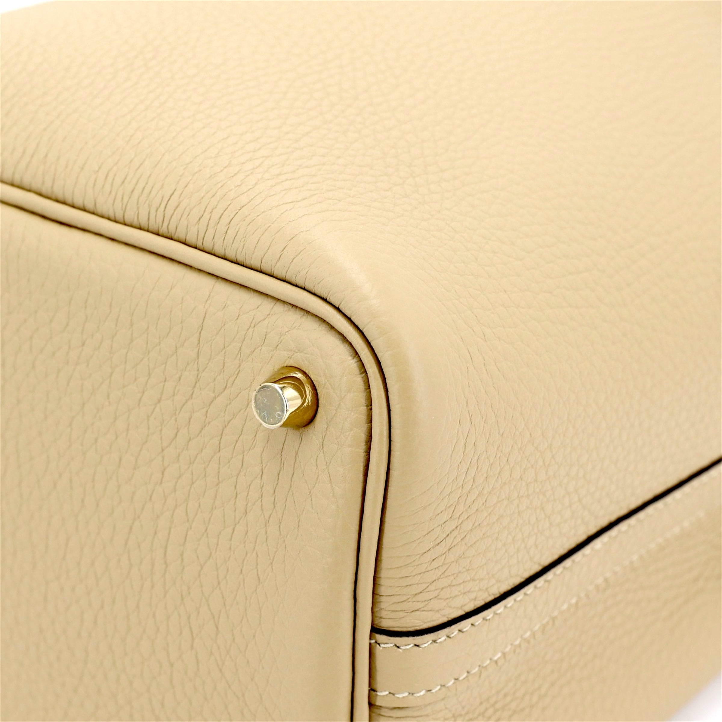HERMÈS Picotin Lock PM Trench (S2) Clemence Gold hardware K (2025)