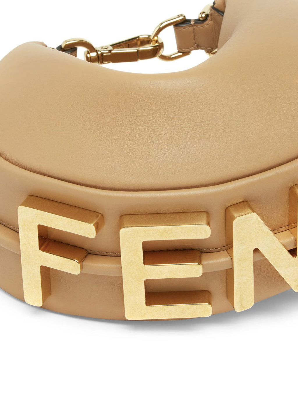 FENDIGRAPHY MINI IN HONEY LEATHER