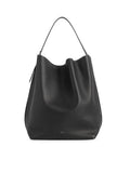 BELTED TOTE BAG IN HAMMERED CALFSKIN