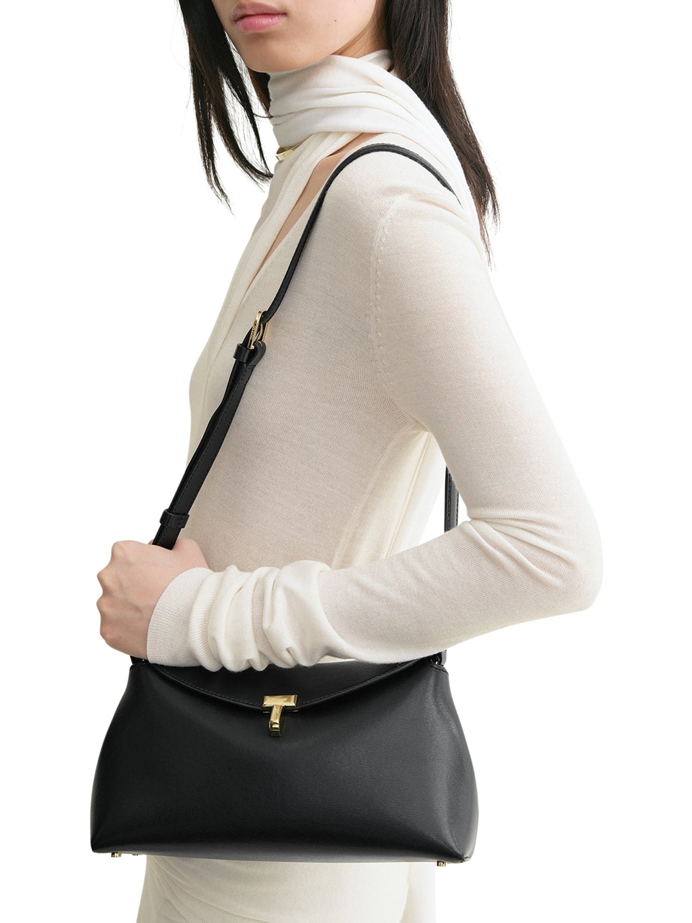 SMOOTH CALFSKIN T-LOCK BAG