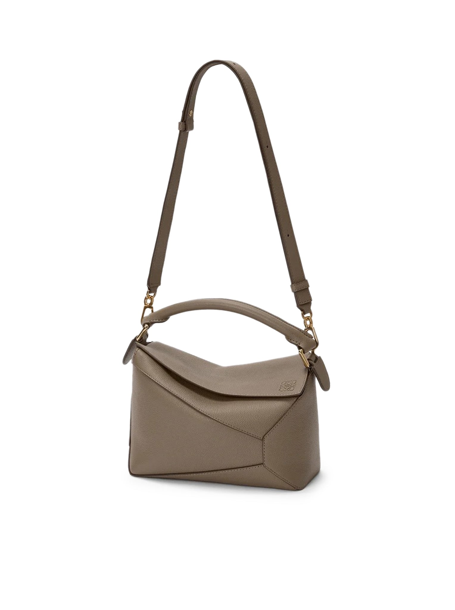 SMALL PUZZLE EDGE BAG IN GRAINED CALFSKIN